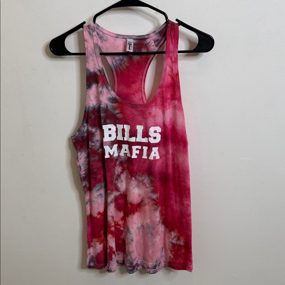 Next Level Tops - Tie-Dye Buffalo Bills Mafia Tank Top